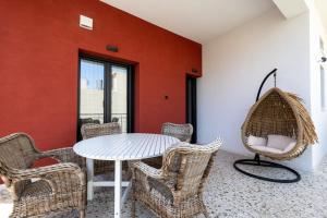 Posezení v ubytování Angelinas Quarters - Kalamata Mediterranean Villas