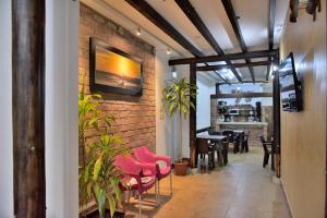 Posezení v ubytování Hotel La Barca