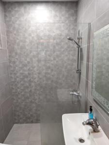 Baðherbergi á Gentle Breeze Studio 3