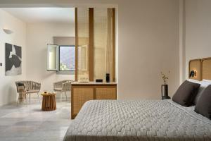 Posteľ alebo postele v izbe v ubytovaní Ios Palace Hotel & Spa