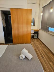 Postel nebo postele na pokoji v ubytování Bio Hotel Palermo
