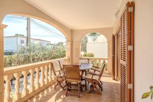 Ban công/sân hiên tại Playa de muro - 4579-52 Mallorca by 5StarsHome - heated saltwater swimming pool