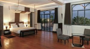 Imagen de la galería de Mexance Villa with large hosting capacity, private heated pool, Fitness and SPA, en Oulad Mazoug