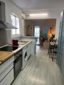 Køkken eller tekøkken på Apartamento Arte Malaga