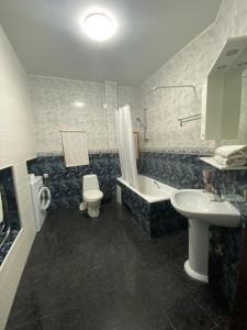 Koupelna v ubytování Afina Aparthotel