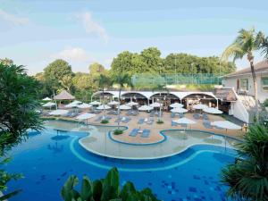 a view of the pool at a resort at Blu-Zea Resort by Double-Six in Seminyak