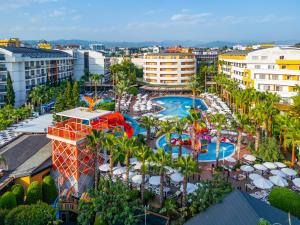 an aerial view of a resort with a water park at My Home Resort Hotel- Ultra All Inclusive in Avsallar