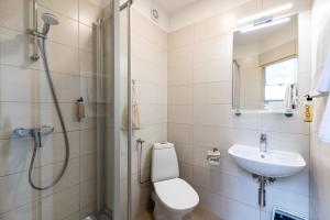 Koupelna v ubytování Hotel Sigulda