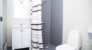 Koupelna v ubytování Hotel Skovpavillonen
