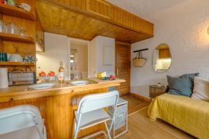Η κουζίνα ή μικρή κουζίνα στο Studio de Balme - Happy Rentals