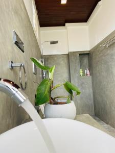 Koupelna v ubytování Cozy Homestay