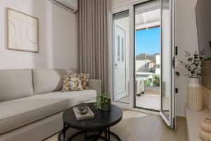 Posezení v ubytování Earth Boutique Apartment