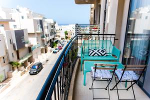 Μπαλκόνι ή βεράντα στο Mediterranean Abode - Spacious Apartment in Swieqi