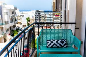 Μπαλκόνι ή βεράντα στο Mediterranean Abode - Spacious Apartment in Swieqi