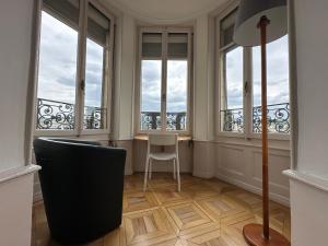 Zona de estar de Hotel des Tourelles