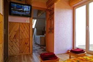TV a/nebo společenská místnost v ubytování Smaidas apartamenti