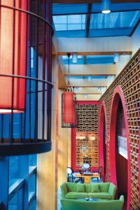 北京燕京饭店Yanjing Hotel的休息区