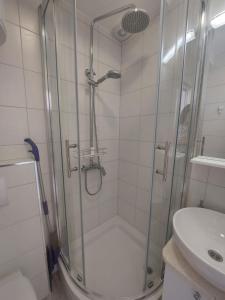 Koupelna v ubytování Vinko Apartment + 10 fotografií