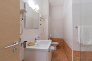 Koupelna v ubytování Hotel Gabrini