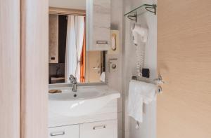 Koupelna v ubytování Hotel Gabrini