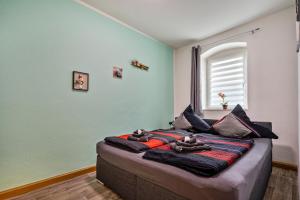 Postel nebo postele na pokoji v ubytování Ferienwohnung Classic
