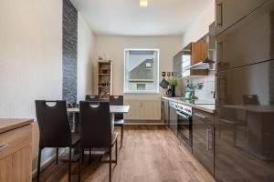 Nhà bếp/bếp nhỏ tại Ferienwohnung Deluxe