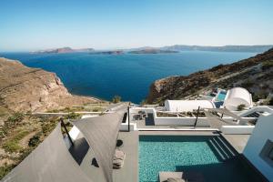 a view of the ocean from a villa at Santonero in Akrotiri