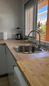 Dapur atau dapur kecil di Pie de playa en Tarifa