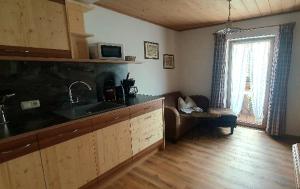 Kuchyň nebo kuchyňský kout v ubytování Gästehaus Watzmannblick