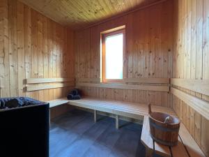 A seating area at Chalet Charivari Inzell