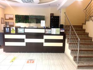 Lobbyen eller receptionen på Casa Mario