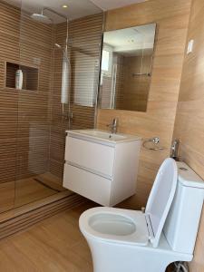 Koupelna v ubytování Rayito de sol