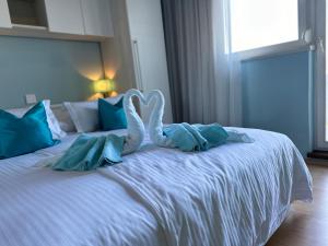 Posteľ alebo postele v izbe v ubytovaní Apartments Anica
