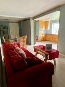 Χώρος καθιστικού στο Heinåli apartment