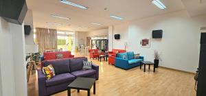 Posezení v ubytování Hostel Residencia Alfil