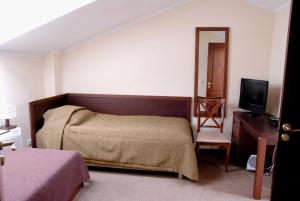 Postel nebo postele na pokoji v ubytování Prie Žeimenos + 18 fotografií