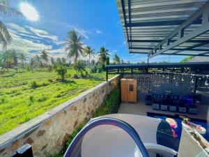 a view from the balcony of a house at Heartbeat The Wisdom บ้านหรู ฟังค์ชั่นครบ in Bang Lamung