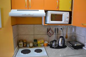Kuchyň nebo kuchyňský kout v ubytování Apartment Adela