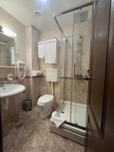 Koupelna v ubytování Hotel Elegance