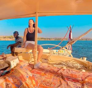 Hosté ubytování Felucca sailing boat from Aswan to komombo with private bathroom