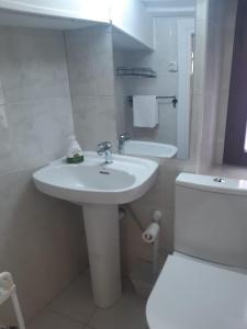 Koupelna v ubytování Estudio céntrico para 2 personas