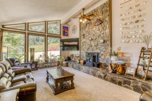 Χώρος καθιστικού στο Tranquil Country Retreat