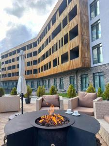 Istumisnurk majutusasutuses HOTEL ARCHI KOKHTA BAKURIANI