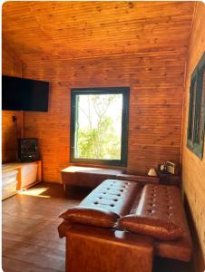 Posezení v ubytování Cabana do Mato