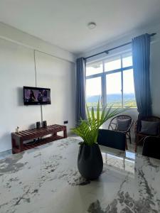 TV a/nebo společenská místnost v ubytování LOFT-123