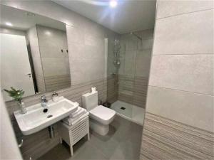 Koupelna v ubytování XIV Apartamentos Morales y Arnal + 24 fotografií