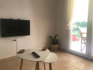 TV a/nebo společenská místnost v ubytování Minimal Aesthetic