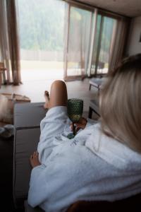 Gostje med bivanjem v nastanitvi brandgut - vor Freude glühen