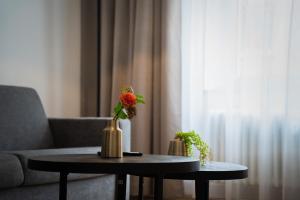 Posezení v ubytování JUNIK Apartments Oberhausen