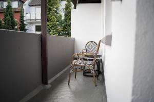 Balkón nebo terasa v ubytování JUNIK Apartments Oberhausen